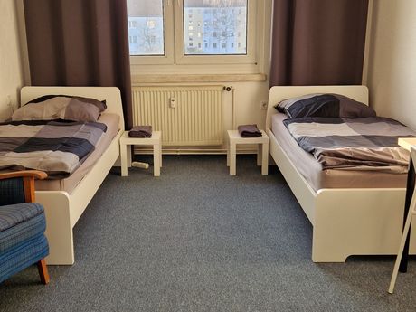 3-Zimmer Monteurwohnung  mit Balkon nahe Borna