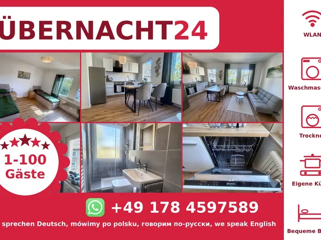 Wohnungen in Wuppertal zentral Einzelzimmer/Doppelzimmer