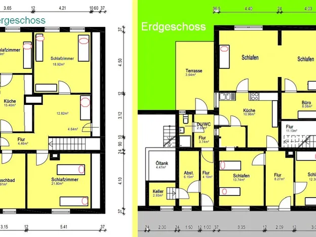 LuettHus.de bis 20 Betten in 3 x 3 Zi-Kü-Bad  in RD NMS  Hamdorf