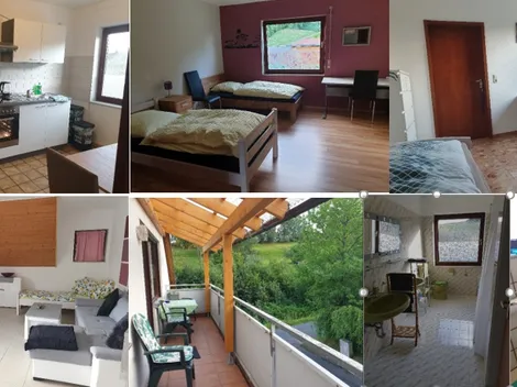 Moderne Wohnung mit Balkon