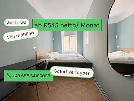 1120 Wien - ab €545 netto pro Monat | ampm Zimmer 1120 Wien