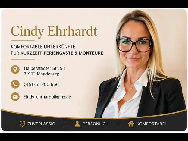 3 Zimmer , Erdgeschoss, Balkon , WLAN , TOP LAGE