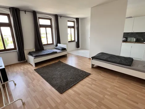 Wohnwerk54 -Monteurunterkunft in Chemnitz + Bad + Küche