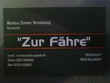 25541 Dithmarschen - Brunsbuettel - "Zur Fähre"