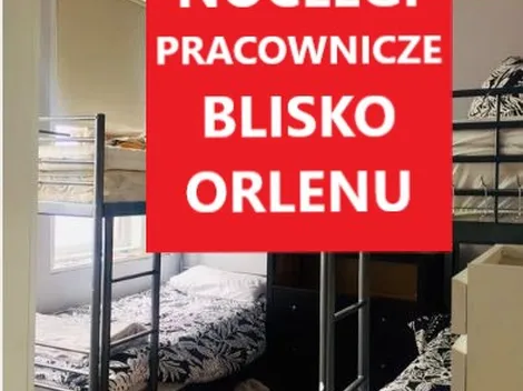 Noclegi pracownicze blisko ORLENU Zglenickiego 42a Płock