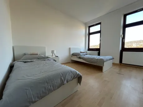 55424 Münster-Sarmsheim - KWATERA24 | Monteurwohnung | Münster-Sarmsheim | 1-4 Personen | WIFI & Parken | 24/7h