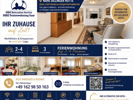 66809 Nalbach - Monteurwohnung Nalbach