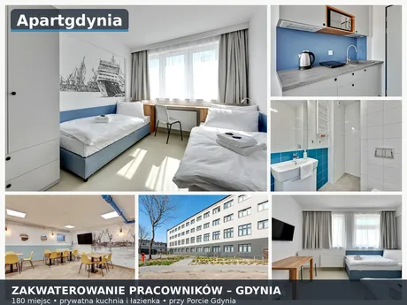 Apartgdynia - Kawalerki pracownicze Gdynia — Hutnicza 1A, blisko stoczni i portu