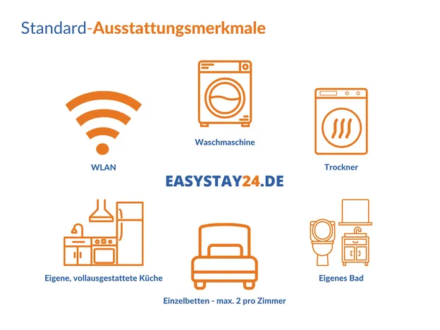 ⭐ Easystay24 - Monteurwohnungen Dreieich