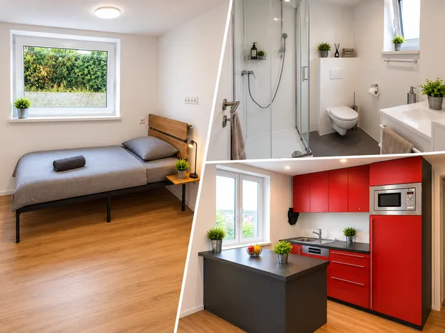 TOP Monteur-Apartment Mengen | 1–2 Pers. | Voll möbliert | WLAN 600 Mbit