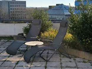Monteur- & Business-Appartement mit 2 Schlafzimmern & 3 Betten- für 4 Personen am BAYER-KREUZ -Sauna & Dachterrasse - 4tes OG - kein Lift -