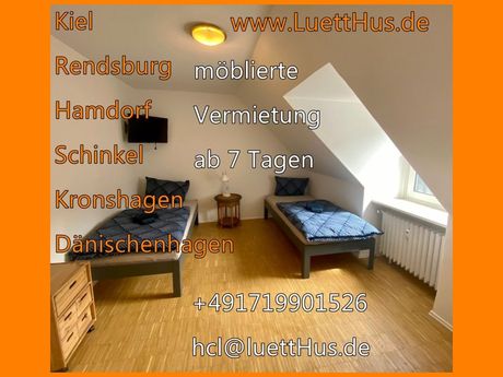 24214 Schinkel - LuettHus.de bis 14 Betten in 2 x 3 Zi-WE  in RD NMS  Hamdorf