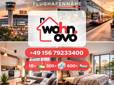 Whonovo - BERLIN FLUGHAFEN NÄHE - 50 Microapartments