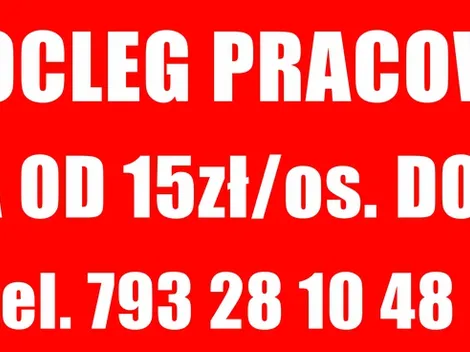 NOCLEGI PRACOWNICZE/ KWATERY PRACOWNICZE