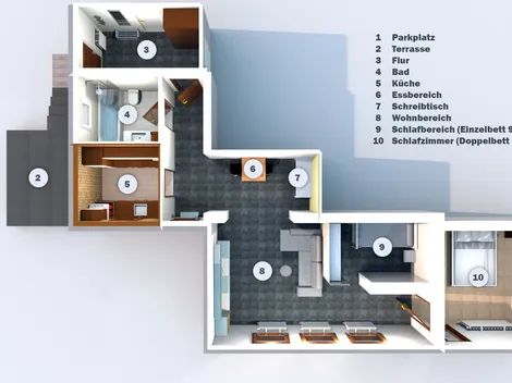 Schnuckelige Wohnung im Steinbacher Tal
