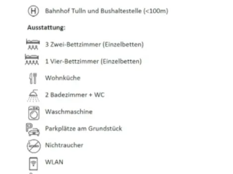 Monteurzimmer Eckerl - Tulln IV