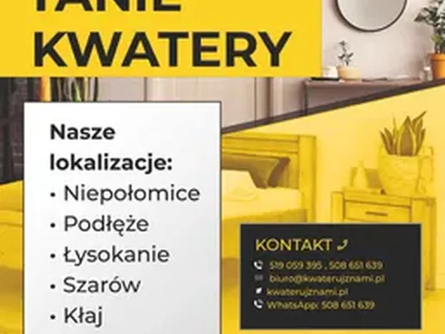 Gierczyce dom do wynajęcia, kwatery pracownicze, noclegi