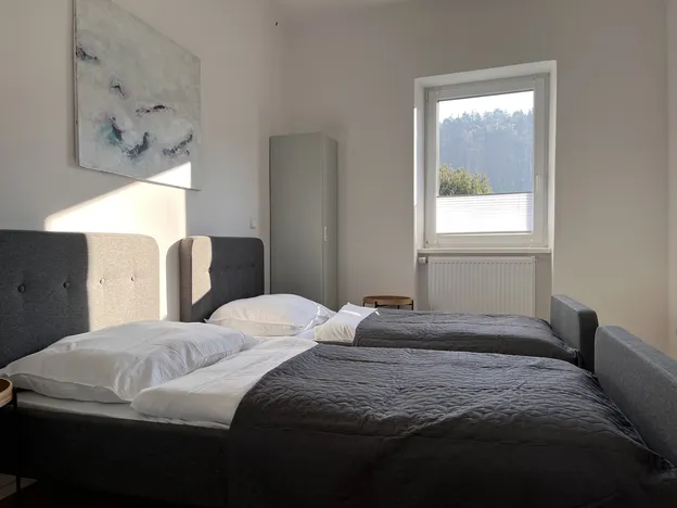 Komfortables Apartment mit 3-4 Einzelbetten . Die Sitzenberg Bettenburg