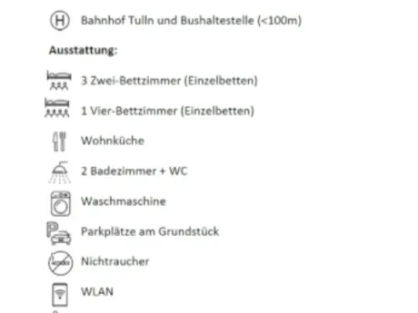 3430 Tulln - Monteurzimmer Eckerl - Tulln IV