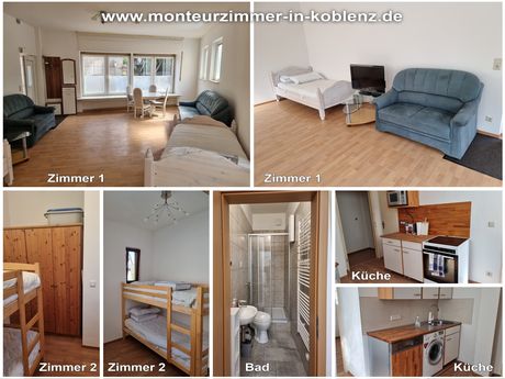 56070 Koblenz - Monteurwohnung Koblenz-Bubenheim