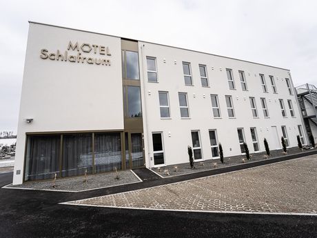 4707 Schlüsslberg - Motel Schlafraum