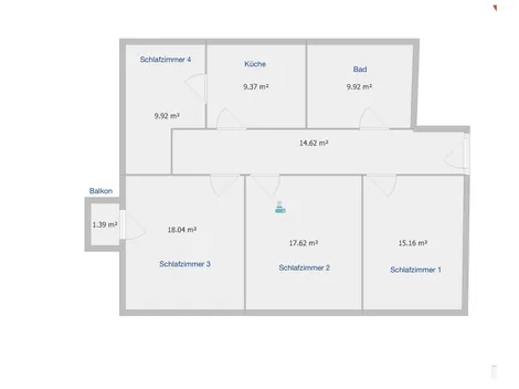 WG: Rennovierte 4 Zimmerwohnung