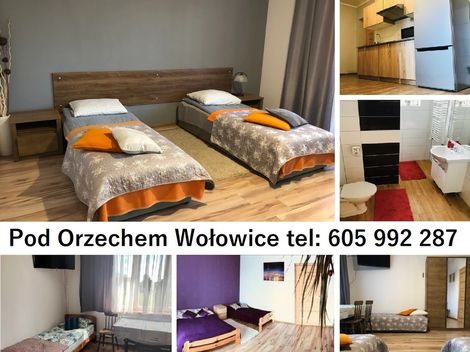 Pod Orzechem Wołowice - czyste i duże pokoje
