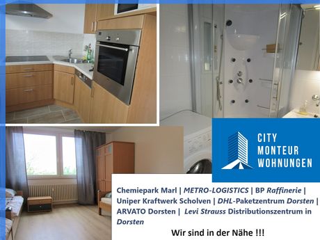 46284 Dorsten - **CITY Monteurwohnungen**- Monteurwohnungen in Dorsten