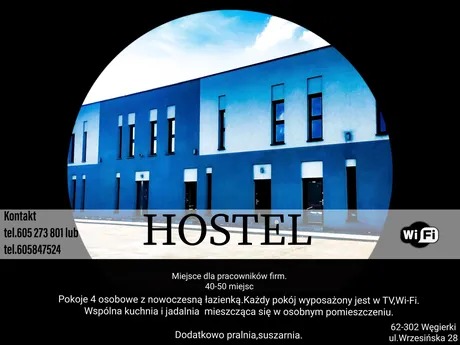 62-302 Węgierki - Hostel Węgierki
