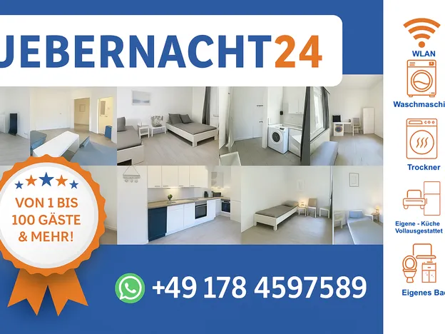 Wohnungen in Gelsenkirchen zentral Einzelzimmer/DoppelzimmerPremium