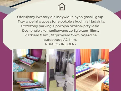 95-001 Biała - kwatery pracownicze
