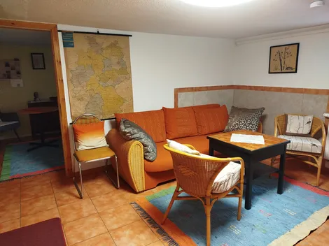 Gästezimmer in der Töpferwerkstatt