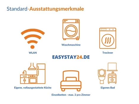 ⭐ Easystay24 - Monteurwohnungen Frankfurt Flughafen - 2
