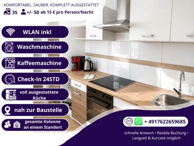 Hostion Monteurwohnungen in BERGHEIM