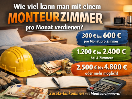 Geld mit Monteurzimmer