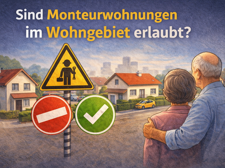 Sind Monteurwohnungen im Wohngebiet erlaubt?