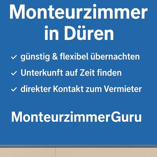 Monteurzimmer in Düren